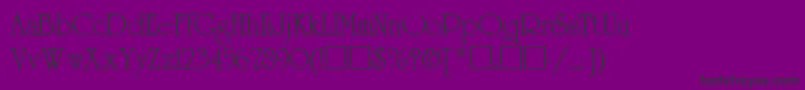 UnicornRus Font – Black Fonts on Purple Background