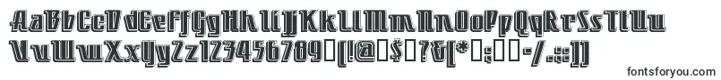 Шрифт Littledeucecoupe – плакатные шрифты