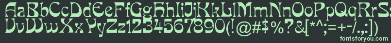 Подробнее о шрифте Yes.Songofseven Шрифт Yes.Songofseven – зелёные шрифты на чёрном фоне