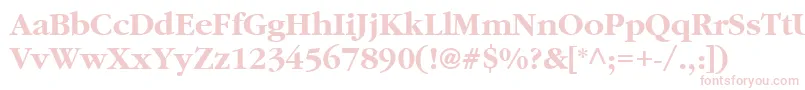 ClassicRussianBold.001.001 Font – Pink Fonts on White Background