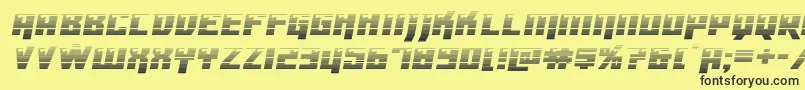 Dangerbotgrad Font – Black Fonts on Yellow Background