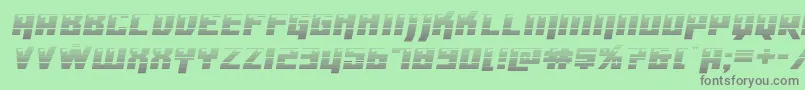 Шрифт Dangerbotgrad – серые шрифты на зелёном фоне