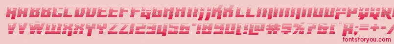 Dangerbotgrad Font – Red Fonts on Pink Background