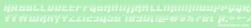 Dangerbotgrad Font – White Fonts on Green Background