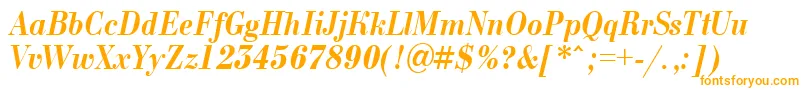 BodoninovanrBolditalic Font – Orange Fonts