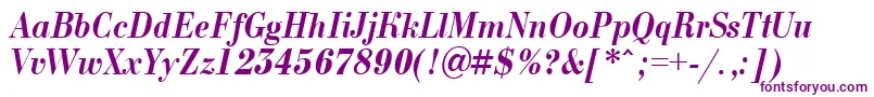 BodoninovanrBolditalic Font – Purple Fonts