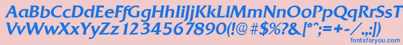 fuente QuadratserialMediumItalic – Fuentes Azules Sobre Fondo Rosa