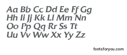 QuadratserialMediumItalic-fontti