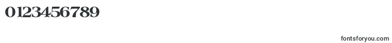フォントClowningRegularTtnorm – 数字と数値のためのフォント
