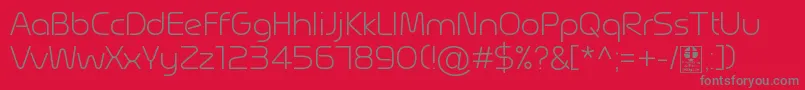 MagettasLightDemo Font – Gray Fonts on Red Background