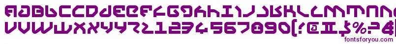 Yahren-Schriftart – Violette Schriften