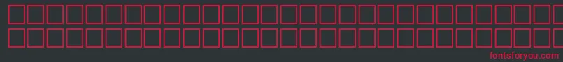 HeshamBold Font – Red Fonts on Black Background