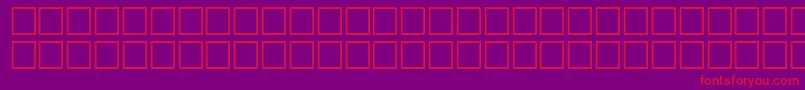 HeshamBold Font – Red Fonts on Purple Background