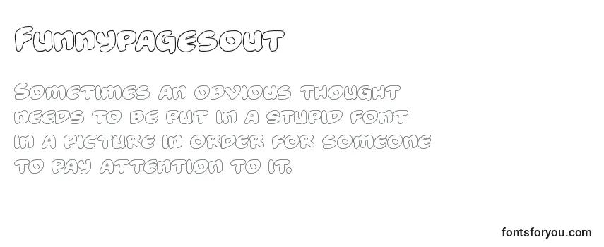 Funnypagesout Font