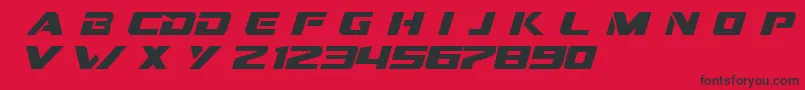 DreamMma Font – Black Fonts on Red Background