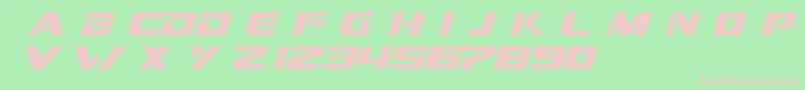DreamMma Font – Pink Fonts on Green Background