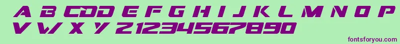 DreamMma Font – Purple Fonts on Green Background
