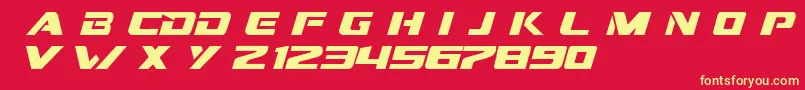 DreamMma Font – Yellow Fonts on Red Background