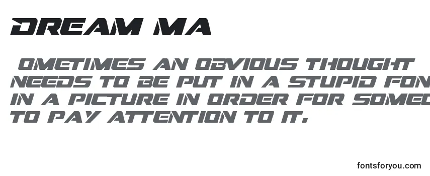 Review of the DreamMma Font