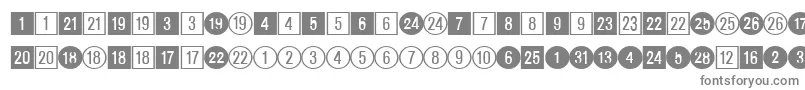 fuente CirclednumbersRegularDb – Fuentes Grises