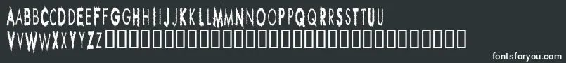 Шрифт Rippcuc – белые шрифты