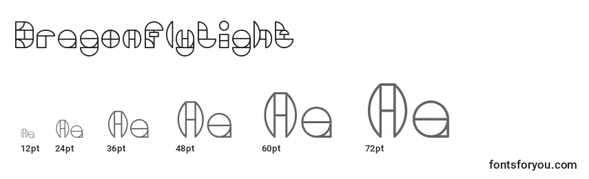 DragonFlyLight Font Sizes