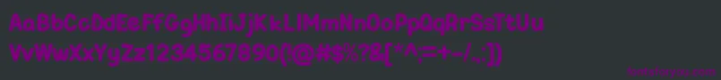 Saiba mais sobre a fonte OneTrickPony Fonte OneTrickPony – fontes roxas em um fundo preto