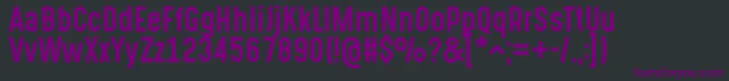 GotchaGothicRegular Font – Purple Fonts on Black Background
