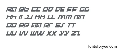 PulseRifleCondensedItalic-fontti