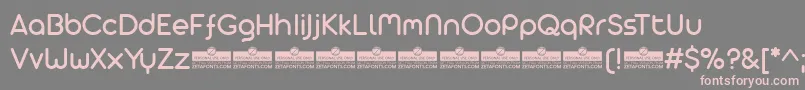 AristaProAlternateRegularTrial Font – Pink Fonts on Gray Background