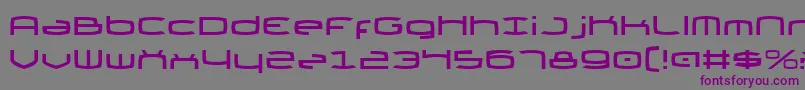 ThundergodIi Font – Purple Fonts on Gray Background