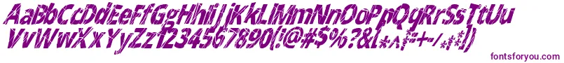 CrackedNarrowitalic Font – Purple Fonts