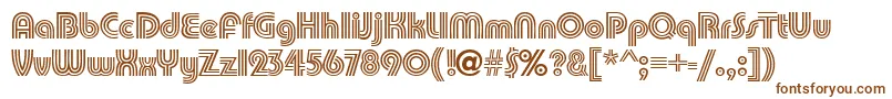 PumpkindbNormal Font – Brown Fonts on White Background