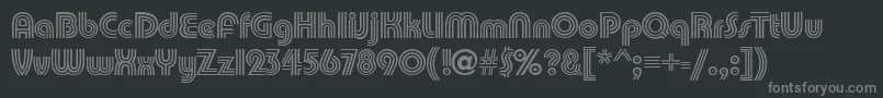 PumpkindbNormal Font – Gray Fonts on Black Background