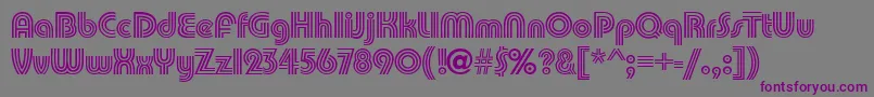 PumpkindbNormal Font – Purple Fonts on Gray Background