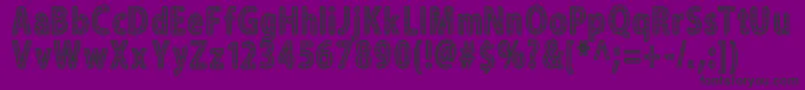 Blinger Font – Black Fonts on Purple Background