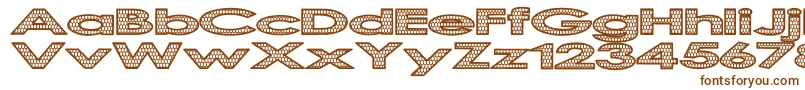 Scaldrag Font – Brown Fonts on White Background