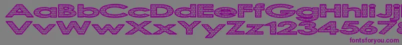 Шрифт Scaldrag – фиолетовые шрифты на сером фоне
