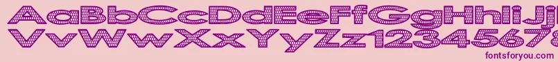 Scaldrag Font – Purple Fonts on Pink Background