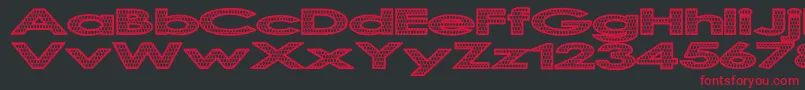 Scaldrag Font – Red Fonts on Black Background