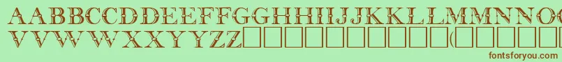 More about BettineRegular Font BettineRegular Font – Brown Fonts on Green Background