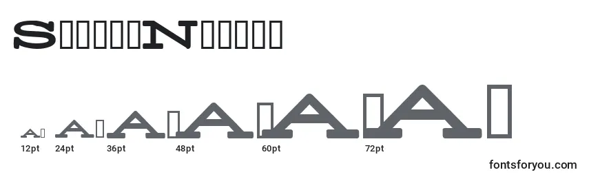 StereoNormal Font Sizes