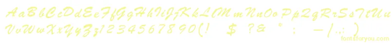 Rsstyle-Schriftart – Gelbe Schriften