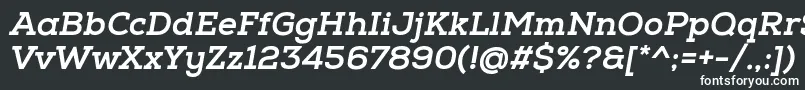 NexaSlabXboldOblique Font – White Fonts