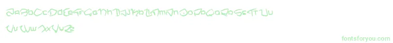 NemoOne-Schriftart – Grüne Schriften auf weißem Hintergrund