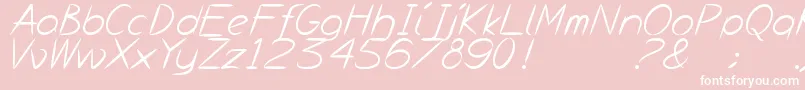 Подробнее о шрифте Bayou Шрифт Bayou – белые шрифты на розовом фоне