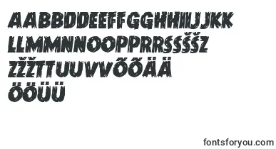 Doktermonstrosemital font – estonian Fonts