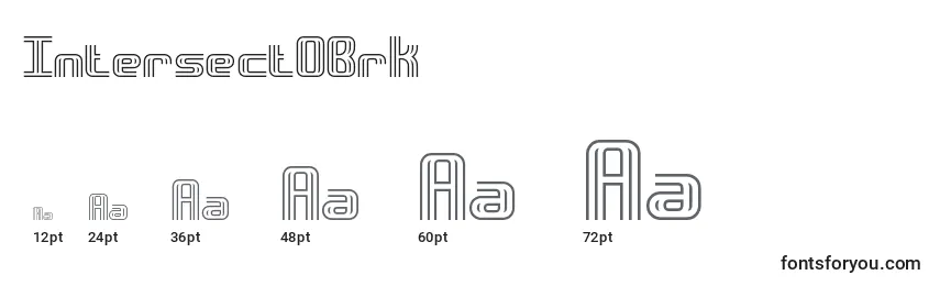 IntersectOBrk Font Sizes
