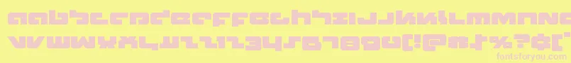 Boomstickexpand Font – Pink Fonts on Yellow Background