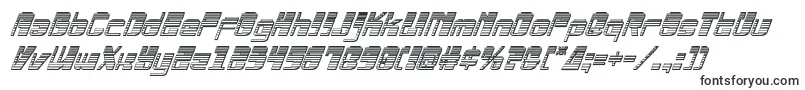 Шрифт Drosselmeyerchromeital – научно-фантастические шрифты